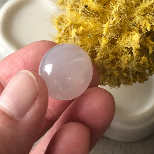 17.6mm RARE Jadeite Jade Icy Pink Bead Charm Pendant