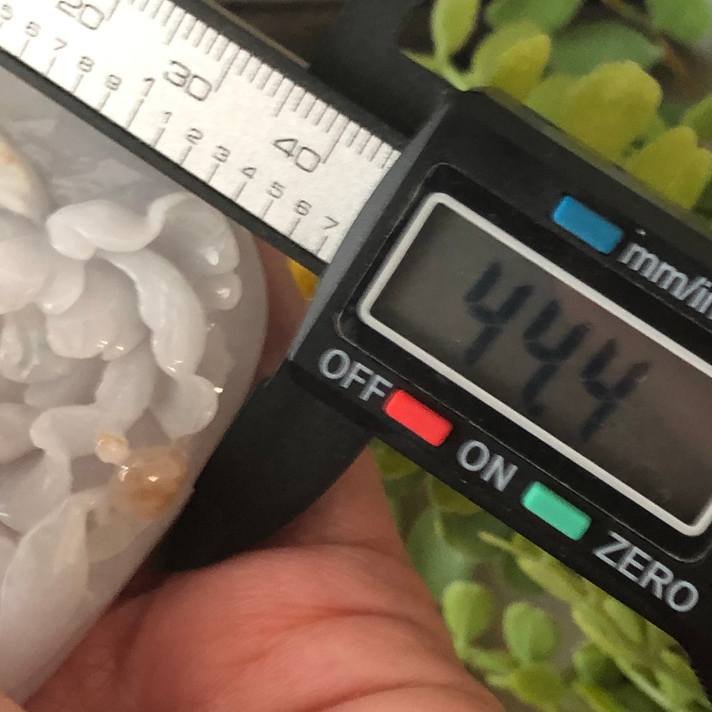 66.5mm Jadeite Jade Icy Fine Glutinous Carved Floral Scenery Pendant