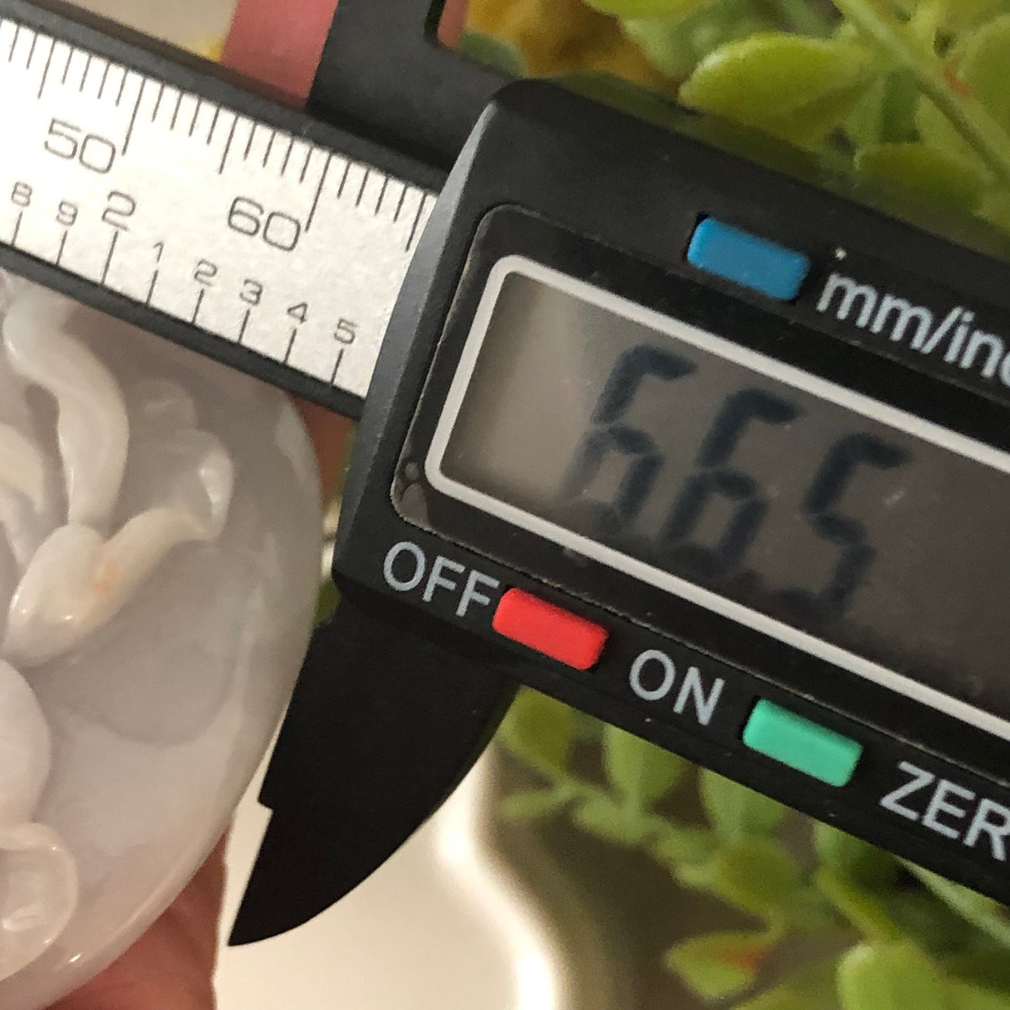 66.5mm Jadeite Jade Icy Fine Glutinous Carved Floral Scenery Pendant