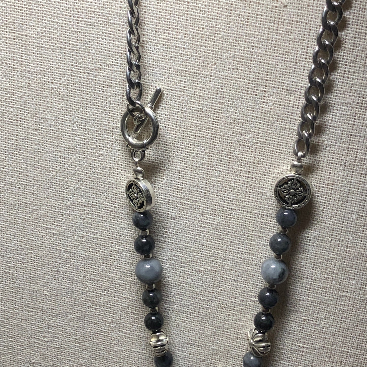 50 mm Icy Wuji Jadeite Jade Carved Dragon Head Pendant