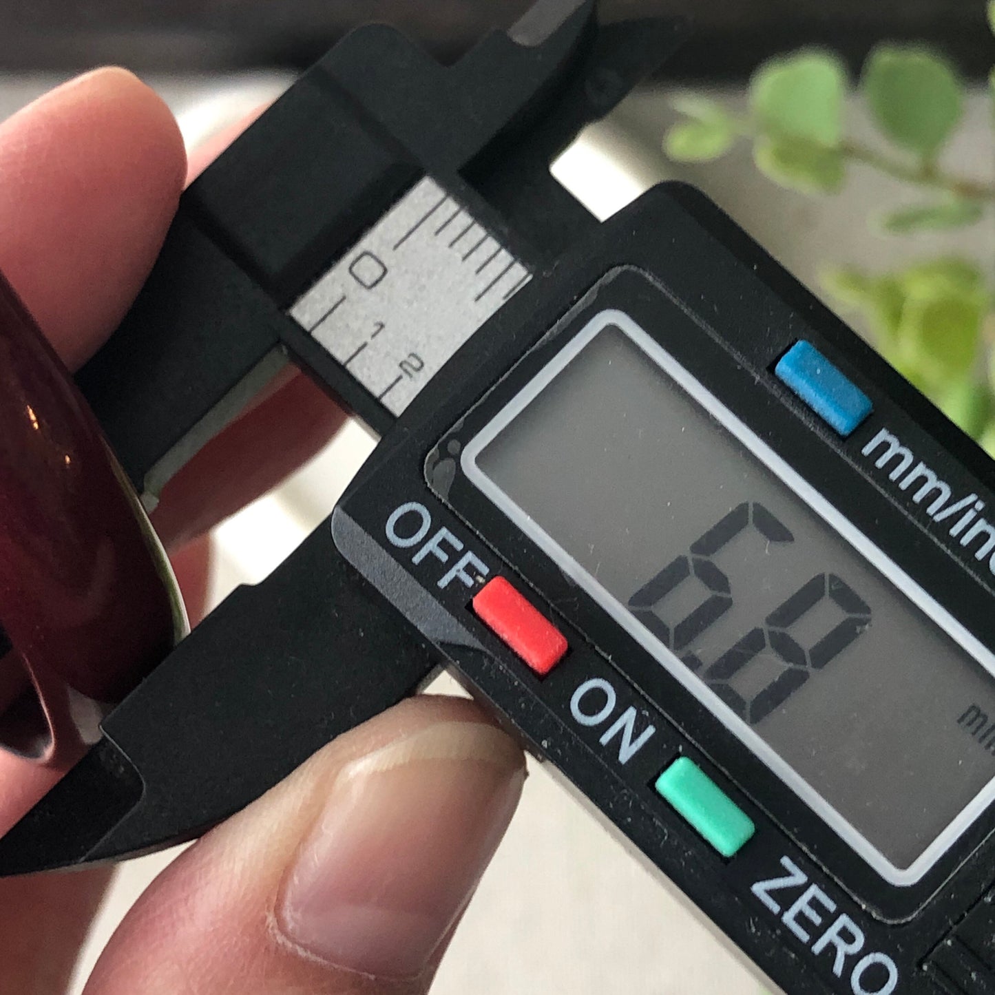 56 mm Imperial Purple Cinnabar Bangle with Carved Six Word Blessing in the Inner side