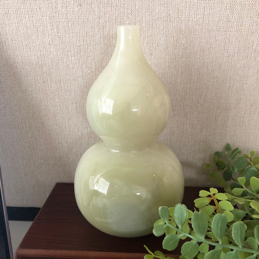5.5 inches Hulu Gourd Jade Display Statue