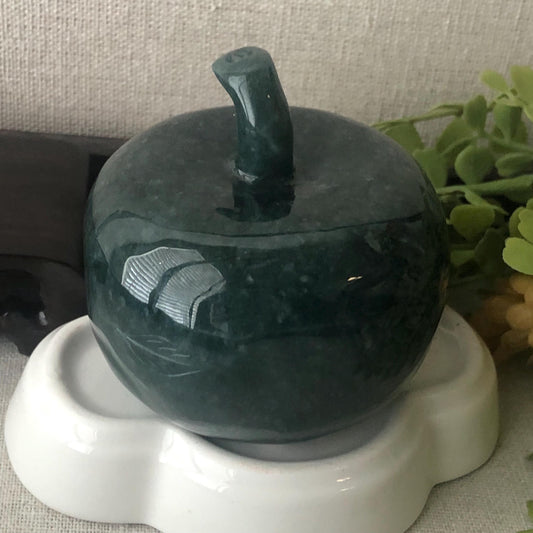 2.5 inches Apple Jade Display Statue